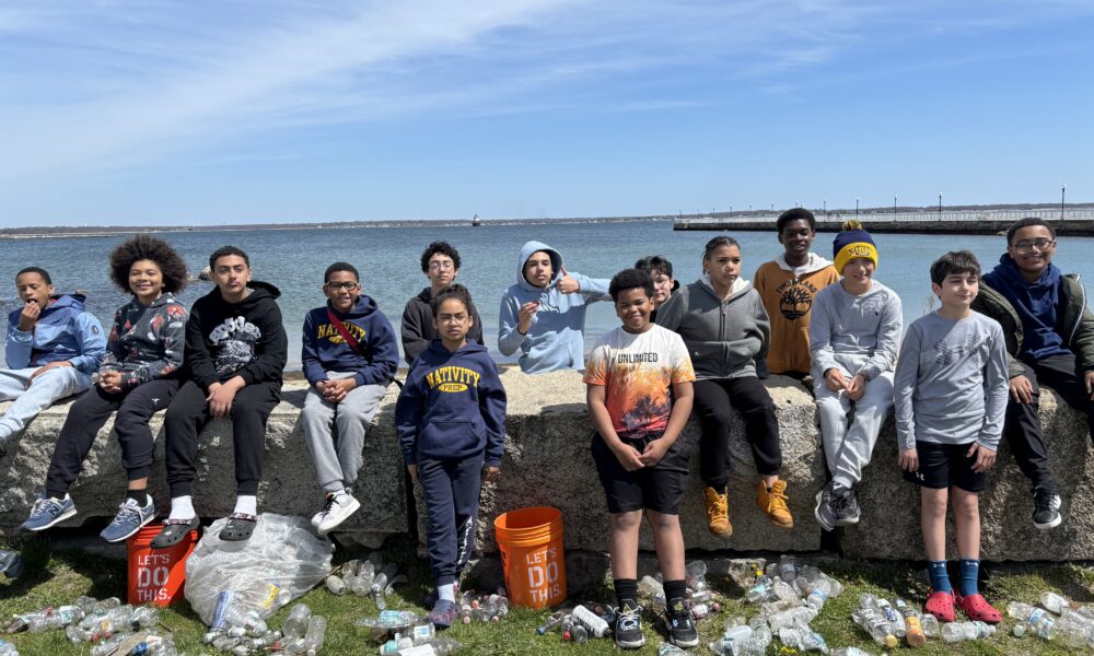 Beach Cleanup at Fort Taber