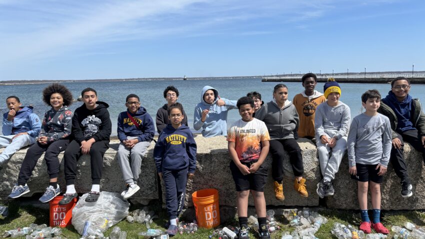 Beach Cleanup at Fort Taber